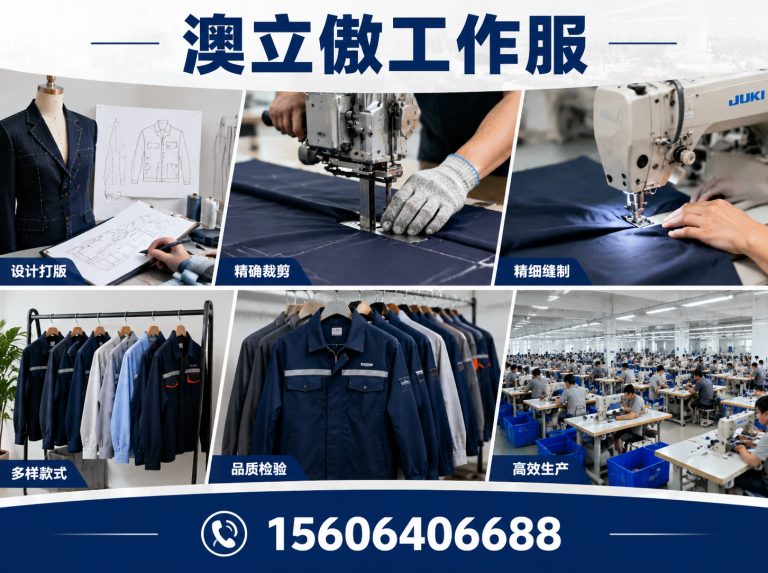 章丘区职业装服装厂展示图